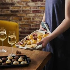 Appolia Vorspeisenplatte 40 Cm In Ecru -Kitchenaid Shop APPOLIA Plaque Mignardises 60701 PIXEL BECHAMEL