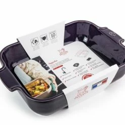 Appolia Auflaufform Rechteckig In Aubergine 32 Cm / 2,7 Liter -Kitchenaid Shop APPOLIA aubergine RECT 32 61029 fourreau 1