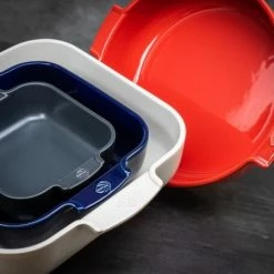 Appolia Auflaufform Quadratisch In Ecru 21 Cm / 1,1 Liter -Kitchenaid Shop APPOLIA carre et ronds gamme range 60299 60251 60121 60077 60107 PEUGEOT SAVEURS 1