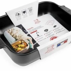 Appolia Auflaufform Rechteckig In Satin-schwarz 36 Cm / 3,8 Liter -Kitchenaid Shop APPOLIA plat rectangulaire noir black satin 32 cm 61500 packaging 3