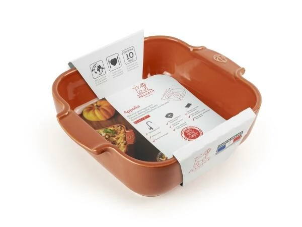 Appolia Auflaufform Quadratisch In Terracotta 21 Cm / 1,1 Liter 2 Appolia Auflaufform Quadratisch In Terracotta 21 Cm / 1,1 Liter – Bild 2