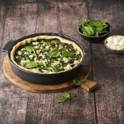 Appolia Quicheform 28 Cm In Schiefergrau -Kitchenaid Shop APPOLIA tourtiere ardoise 60404 PIXEL BECHAMEL 1