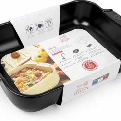 Appolia Auflaufform Rechteckig In Satin-schwarz 40 Cm / 5,2 Liter -Kitchenaid Shop Appolia plat rectangulaire noir black satin 36 cm 61494 packaging 4