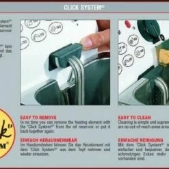 Fritel Fritteuse Turbo SF 4571 -Kitchenaid Shop Click System 1 l 1