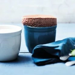Emile Henry Töpfchen Nr. 8 In Feu Doux, 2er Set -Kitchenaid Shop EH 1008 Amb Ramequin Ramekin ChocolateSouffle2 H 2