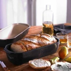 Emile Henry Kasten-Brotbackform Groß In Creme -Kitchenaid Shop EH 5503 Amb PainCampagne LargeLoaf TartinePear A neu 1 l