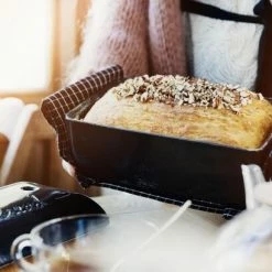 Emile Henry Kasten-Brotbackform In Fusain -Kitchenaid Shop EH 5504 Life MoulePain BreadLoafBaker GoldenLoaf2 H