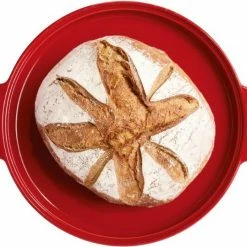 Emile Henry Brotbackform Rund In Granatapfel -Kitchenaid Shop EH 5507 345507 SetPainMaison RoundBreadBaker TopBread