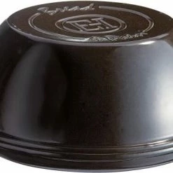 Emile Henry Brotbackform Rund In Fusain