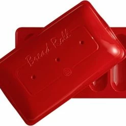 Emile Henry Mini Baguette-Set In Grand Cru -Kitchenaid Shop EH 5519 345519 Moule 5MiniBaguettes Baker TopOpen