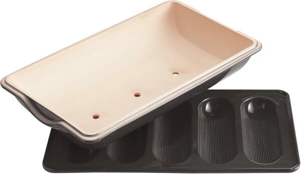 Emile Henry Mini Baguette-Set In Fusain 2 Emile Henry Mini Baguette-Set In Fusain – Bild 2