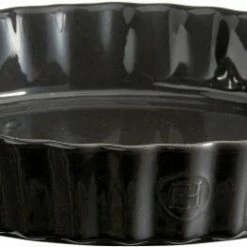 Emile Henry Torten- & Quicheform In Fusain 32 Cm