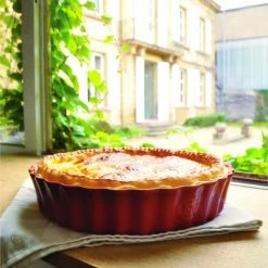 Emile Henry Torten- & Quicheform In Granatapfel 28 Cm -Kitchenaid Shop EH 6028 Amb DeepFlanDish DeepFlanDish V 1