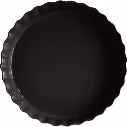 Emile Henry Torten- & Quicheform In Fusain 28 Cm -Kitchenaid Shop EH 6032 796032 Tourtiere DeepTart Top