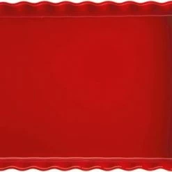 Emile Henry Kuchenform Rechteckig In Granatapfel -Kitchenaid Shop EH 6038 346038 TourtiereRect RectDeepFlanDish Top