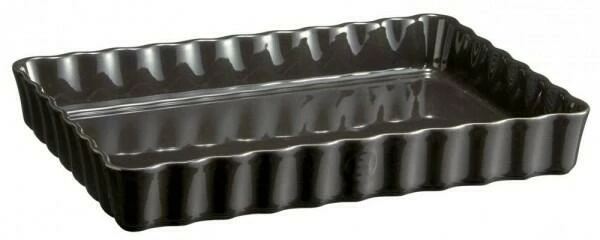 Emile Henry Kuchenform Rechteckig In Fusain 1 Emile Henry Kuchenform Rechteckig In Fusain