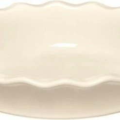 Emile Henry Kuchen-& Auflaufform Mit Wellenrand In Ton