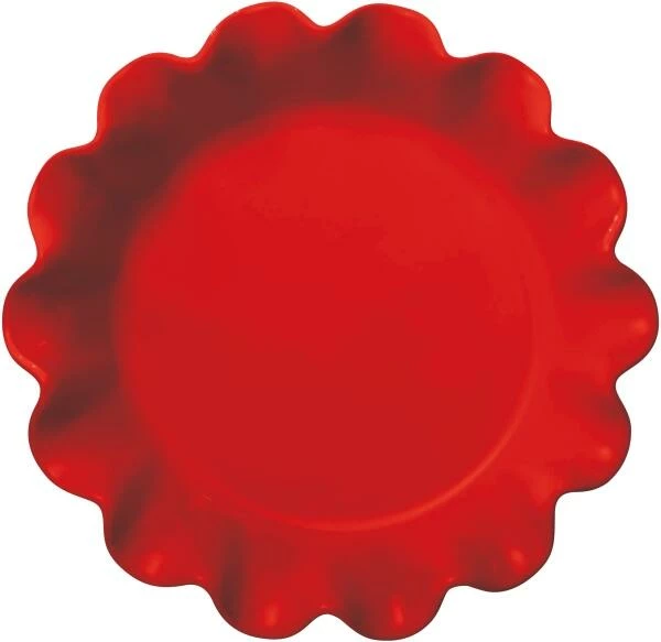 Emile Henry Pie Dish Mit Wellenrand In Granatapfel 2 Emile Henry Pie Dish Mit Wellenrand In Granatapfel – Bild 2