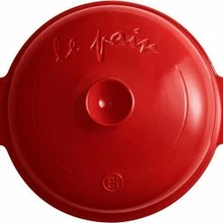 Emile Henry Brotbackform-Set In Granatapfel -Kitchenaid Shop EH 9108 349108 ClocheAPain BreadCloche Top