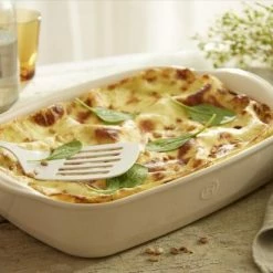Emile Henry Gratinform Ultime Rechteckig In Ton 30 X 19 X 6,5 Cm -Kitchenaid Shop EH 965X Amb Ultime PlatRectangle RectangularDish Lasagna H 1