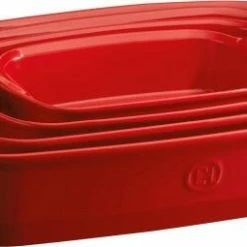 Emile Henry Gratinform Ultime Rechteckig In Granatapfel 36,5 X 23,5 X 7,5 Cm -Kitchenaid Shop EH 96XX 349649 349650 349652 349654 Rectang Nested4 2