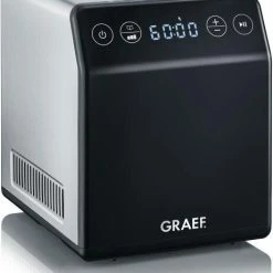 GRAEF Eismaschine IM 700, Edelstahl-schwarz