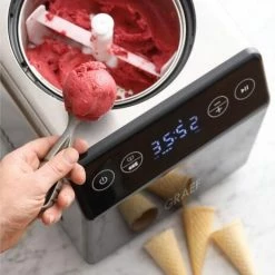 GRAEF Eismaschine IM 700, Edelstahl-schwarz -Kitchenaid Shop Graef Eismaschine IM700 MOOD 03