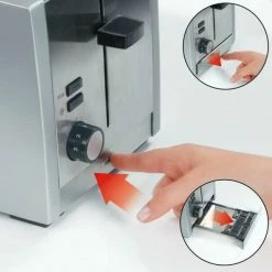 Graef Toaster TO 100 -Kitchenaid Shop Graef TO 100 Kruemelschublade aus Edelstahl mit Push Funktion l