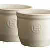 Emile Henry Töpfchen Nr. 8 In Ton, 2er Set