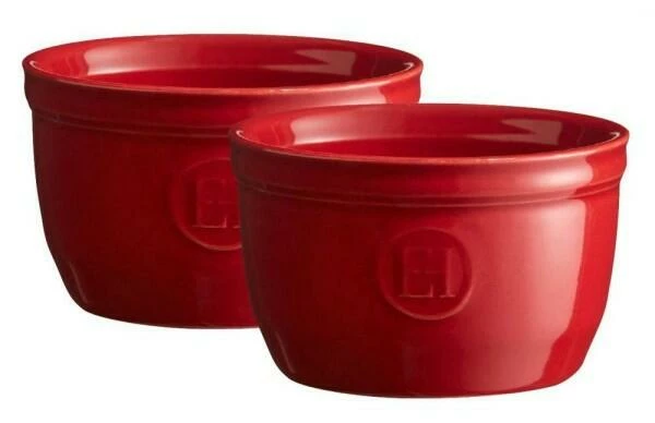 Emile Henry Töpfchen Nr. 9 In Granatapfel, 2er Set 1 Emile Henry Töpfchen Nr. 9 In Granatapfel, 2er Set