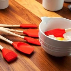 Le Creuset Kochkellen Craft, 3er-Set In Kirschrot -Kitchenaid Shop K chenaccessoires Craft