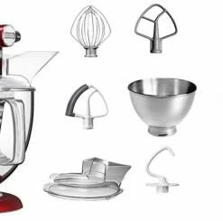 KitchenAid Küchenmaschine ARTISAN 175PS Liebesapfelrot Brotback-Set