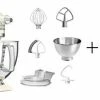 KitchenAid Küchenmaschine ARTISAN 175PS In Creme Mit Speiseeismaschine