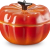 Le Creuset Kürbisförmchen Mit Deckel In Ofenrot