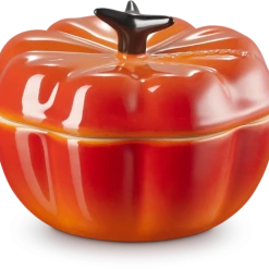 Le Creuset Kürbisförmchen Mit Deckel In Ofenrot