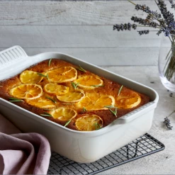 Le Creuset Auflaufform Tradition In Shell Pink 19 X 14 Cm / 1,1 Liter -Kitchenaid Shop LC Auflaufform Zitronenkuchen Olivenoel