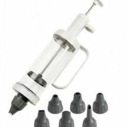 Dr. Oetker Einhand-Garnierspritze, 7-teilig