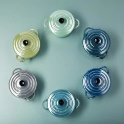 Le Creuset Mini Cocotte In Creme Metallic -Kitchenaid Shop Metallics LS03