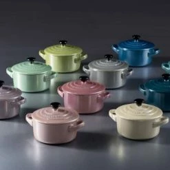 Le Creuset Mini Cocotte In Chiffon Pink Metallic -Kitchenaid Shop Metallics LS09