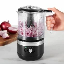 KitchenAid Kabelloser Zerkleinerer In Matt Schwarz 9 KitchenAid Kabelloser Zerkleinerer In Matt Schwarz -Kitchenaid Shop P191333KP 037z