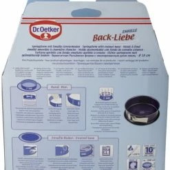 Dr. Oetker Springform Mit Emaille-Servierboden Back-Liebe 18 Cm 9 Dr. Oetker Springform Mit Emaille-Servierboden Back-Liebe 18 Cm -Kitchenaid Shop PACK 1104 3
