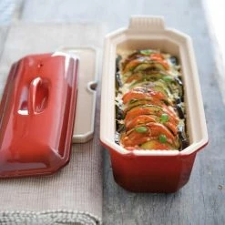 Le Creuset Pastetenform Aus Steinzeug In Kirschrot 32 X 11 Cm/ 1,3 Liter 7 Le Creuset Pastetenform Aus Steinzeug In Kirschrot 32 X 11 Cm/ 1,3 Liter -Kitchenaid Shop Poterie 1 2 2 l 1