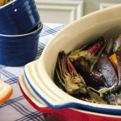 Le Creuset Auflaufform Tradition Oval In Ofenrot 36 Cm / 2,0 Liter -Kitchenaid Shop Poterie St Art l 3