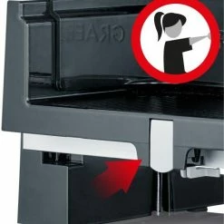 GRAEF Allesschneider Sliced Kitchen SKS 30000MW In Silber -Kitchenaid Shop S10002 Kindersicherung