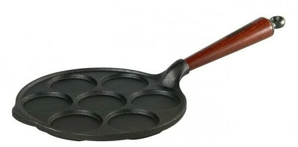Skeppshult Pfannkuchenpfanne 7er Mit Holzgriff 1 Skeppshult Pfannkuchenpfanne 7er Mit Holzgriff