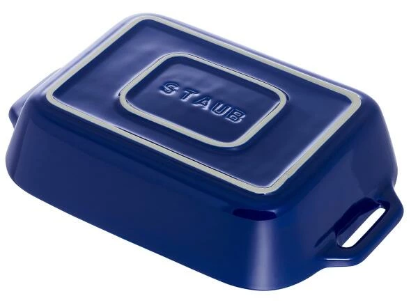 Staub Auflaufform Aus Keramik In Dunkelbau 19 Cm / 14 X 11 X 3,4 Cm / Ca. 0,4 L 2 Staub Auflaufform Aus Keramik In Dunkelbau 19 Cm / 14 X 11 X 3,4 Cm / Ca. 0,4 L – Bild 2