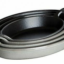 Staub Auflaufform Oval Aus Gusseisen In Graphitgrau 24 X 17 Cm