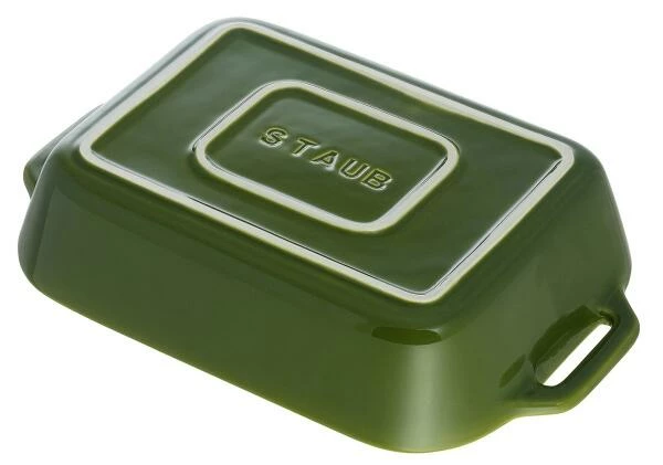 Staub Auflaufform Aus Keramik In Basilikumgrün 32 Cm / 27 X 20 X 6 Cm / Ca. 2,4 L 2 Staub Auflaufform Aus Keramik In Basilikumgrün 32 Cm / 27 X 20 X 6 Cm / Ca. 2,4 L – Bild 2