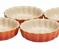 Le Creuset Tarte-Form In Ofenrot, 4er-Set
