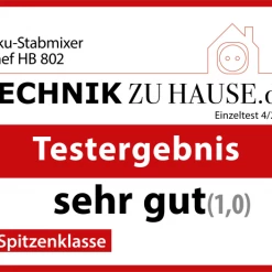 GRAEF Akku-Stabmixer HB 802 In Schwarz -Kitchenaid Shop Testsiegel Graef HB 802